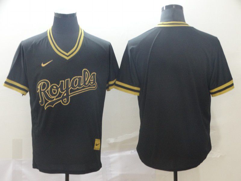 Men Kansas City Royals Blank Black gold Game Nike 2022 MLB Jersey->cincinnati reds->MLB Jersey